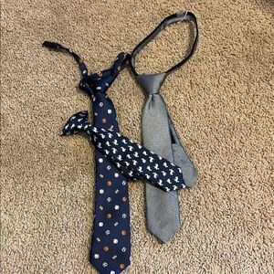 Boys ties lot of 3